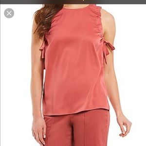 Antonio Melani Derrick Coral Sleeveless Blouse